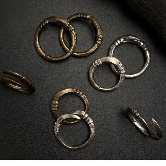 MIYU DECAY BRASS TALON CLAW RING SIZE 7 - Picture 1 of 4
